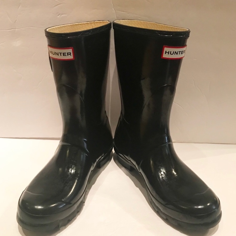 Short Black Hunter boots